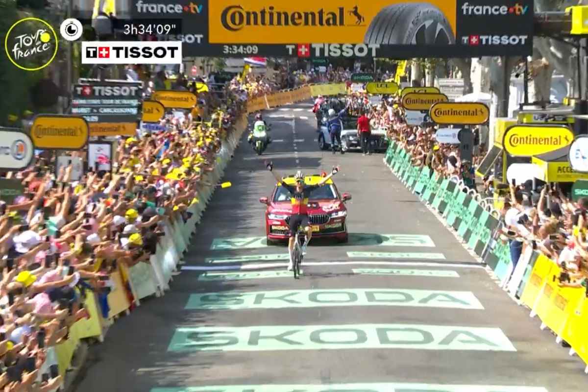 Tim Wellens la sua prima al Tour sul traguardo di Carcassonne